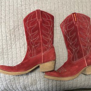 Rocket Dog Red Suede Cowboy boot